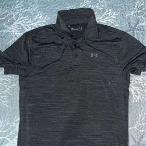 Under Armour Men's Black Polo Shirt